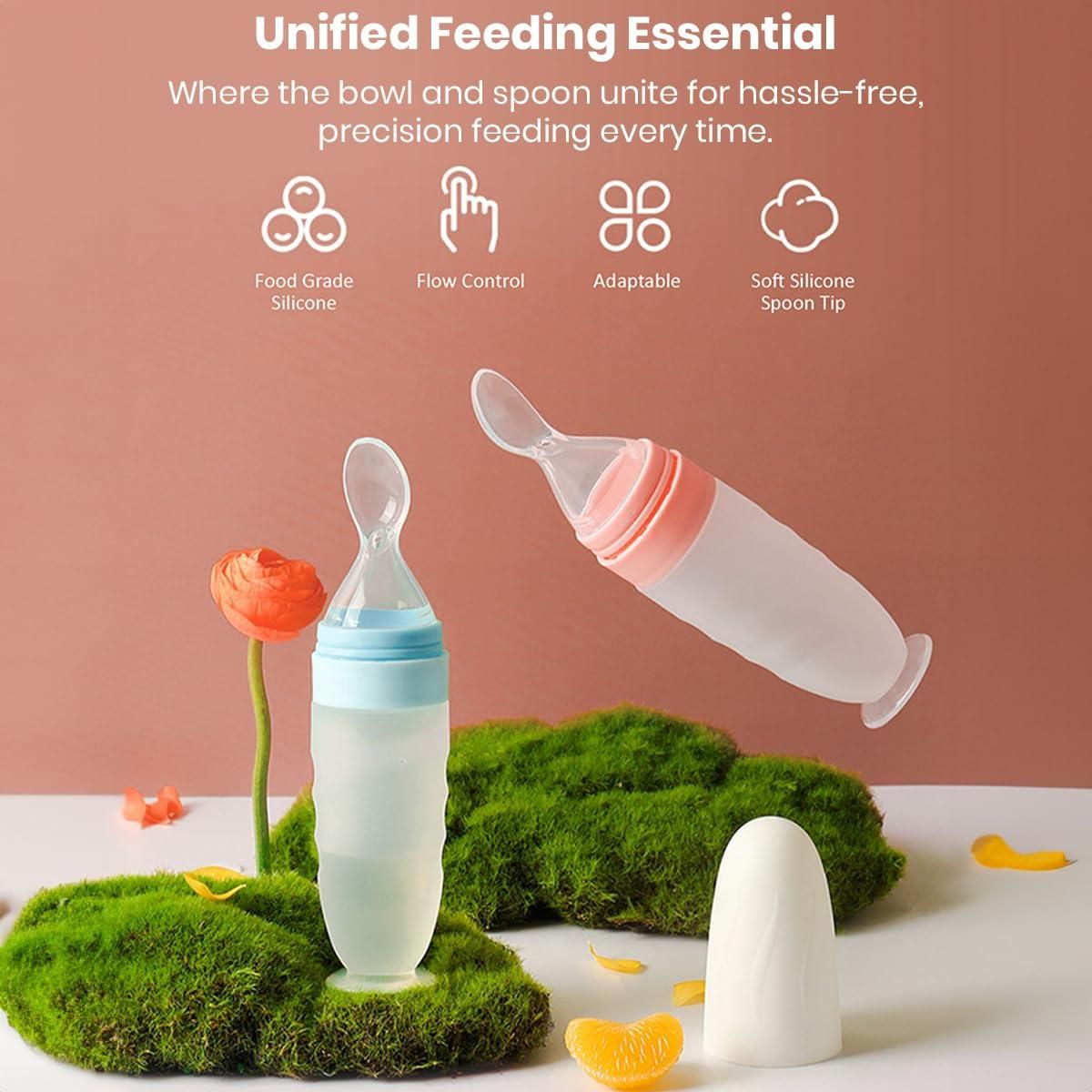 Premium Baby Food Squeeze Feeder Spoon new1wu-ts