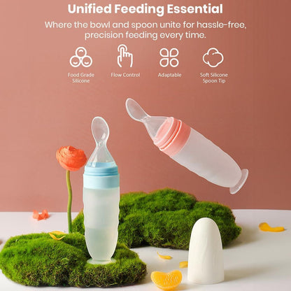 Premium Baby Food Squeeze Feeder Spoon new1wu-ts