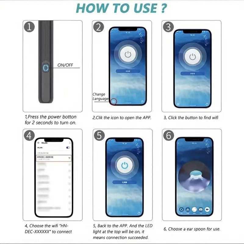 Smart Visual Ear Wax Cleaner new1wu-ts