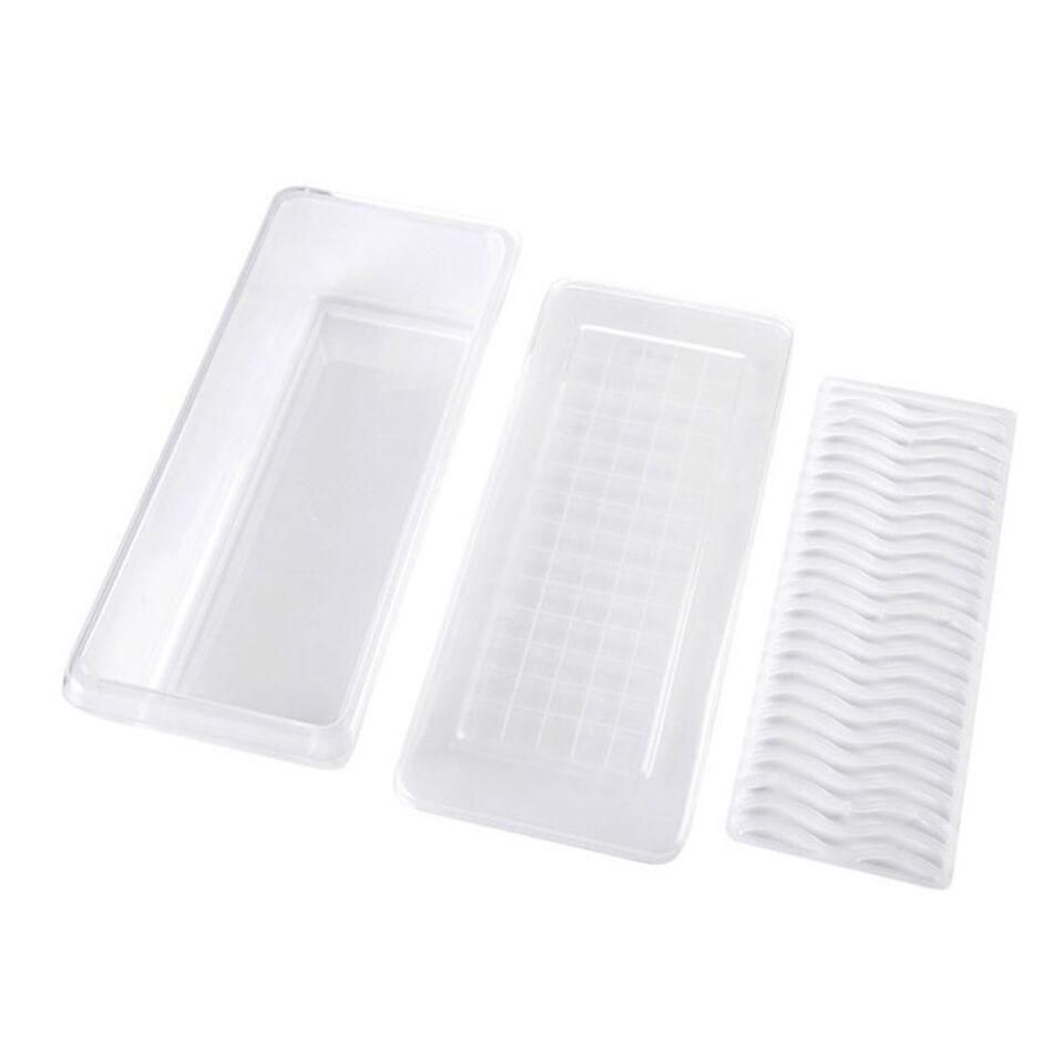 Fridge Storage Containers Box 27*11.6*6.5cm (Pack of 2) Orrizon India