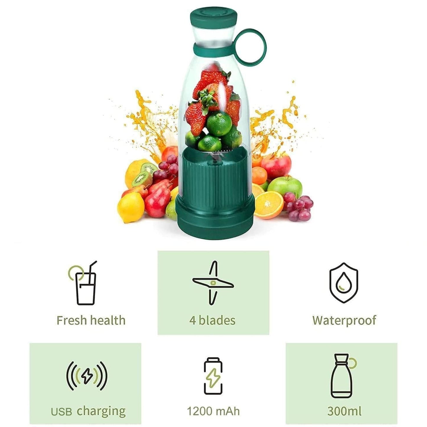 Electric Portable Mini Juicer Bottle new1wu-ts