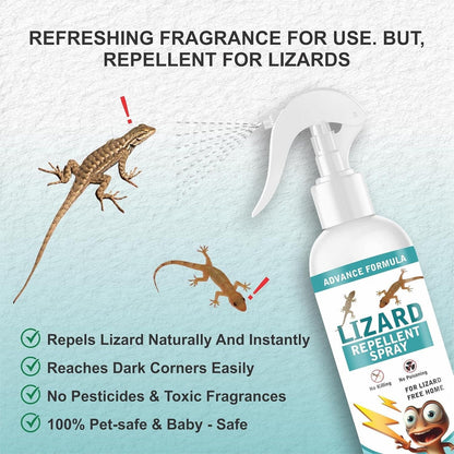 Lizard Repellent for Home Spray Pest Control 250ML (Pack of 2) Orrizon India