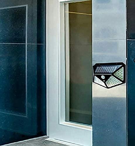 Latest Solar Lights for Garden 100 LED Motion Sensor Security Lamp for Home,Outdoors Pathways | Bright Solar Wireless Security Motion Sensor 100 Led Night Light (100 LED) new1wu-ts