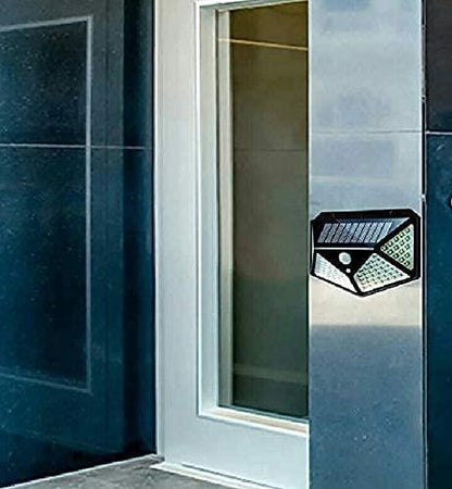 Latest Solar Lights for Garden 100 LED Motion Sensor Security Lamp for Home,Outdoors Pathways | Bright Solar Wireless Security Motion Sensor 100 Led Night Light (100 LED) new1wu-ts