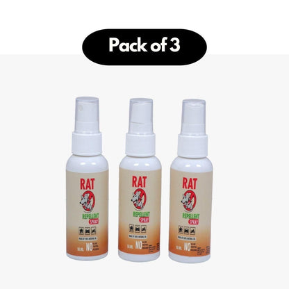 Rat Repellent Spreay 50ML (Pack of 3) Orrizon India