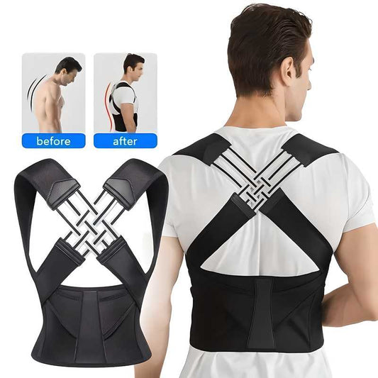 Adjustable Back Posture Corrector/ Slouching Relieve Pain Belt Women Men Orrizon India