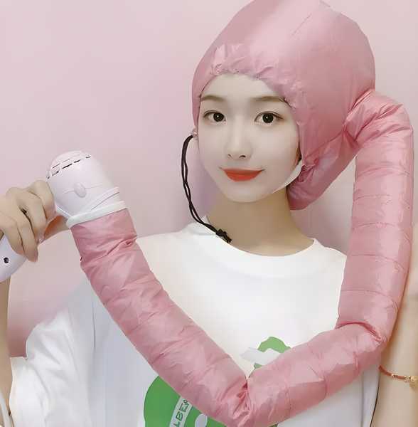 Hair Dryer Hooded Diffuser Cap for Curly, Speeds Up Drying new1wu-ts