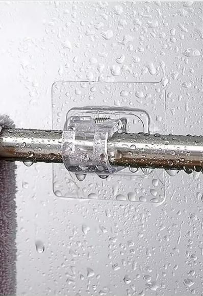 Rods Clips Hook Self Adhesive Pack of 6 Orrizon India