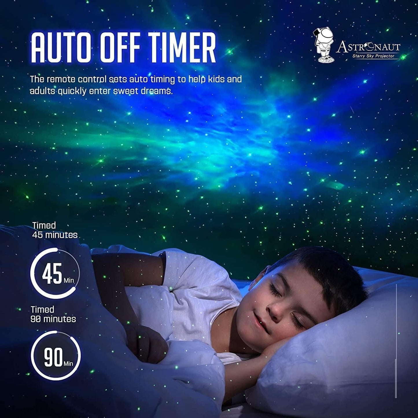 Astronaut Galaxy Projector - 360 Magnetic Head Rotation, Remote Control Orrizon India