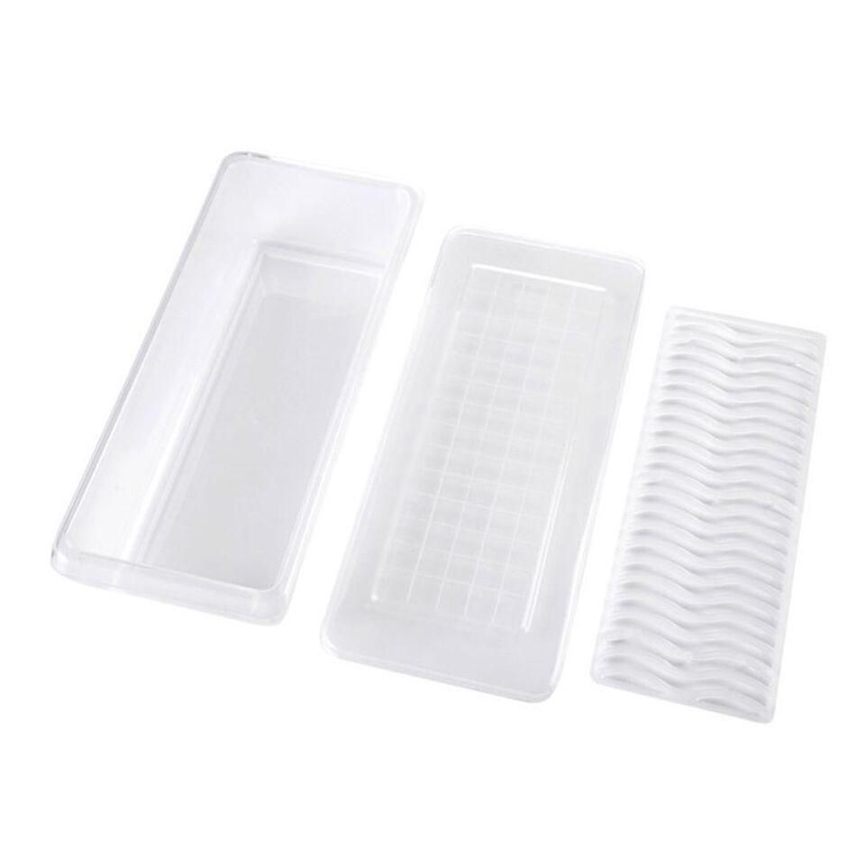 Fridge Storage Containers Box 27*11.6*6.5cm (Pack of 2) Orrizon India