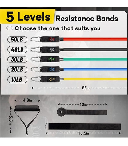 Resistance Band Set for Heavy Workout new1wu-ts