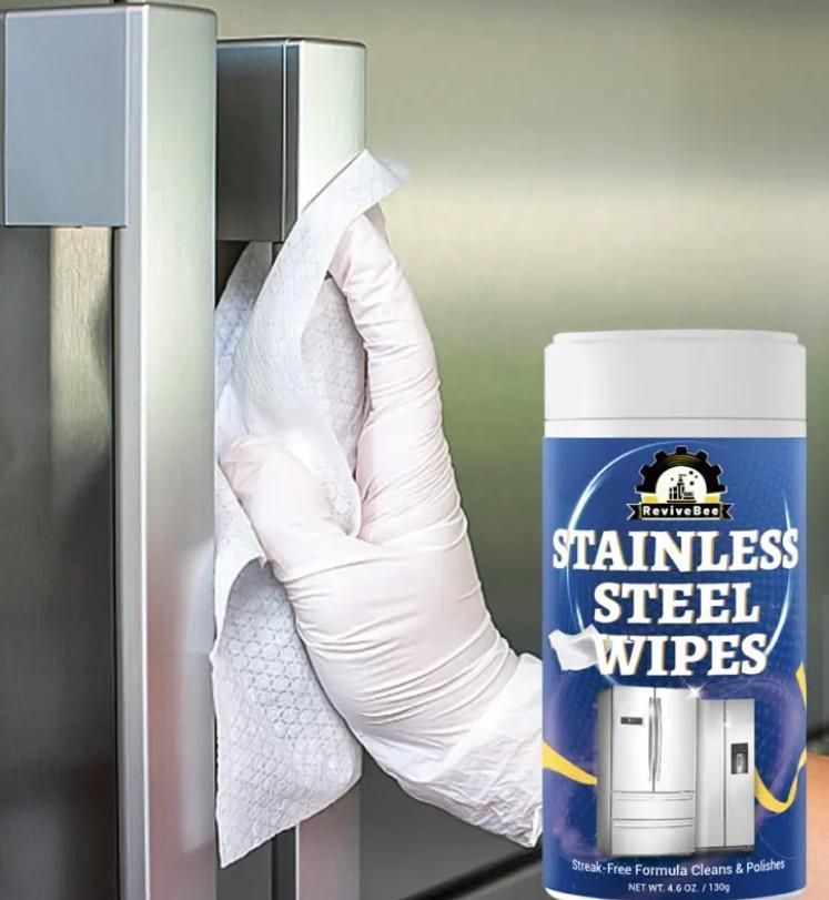 Stainless Steel Cleaning Wipes 130gm Orrizon India