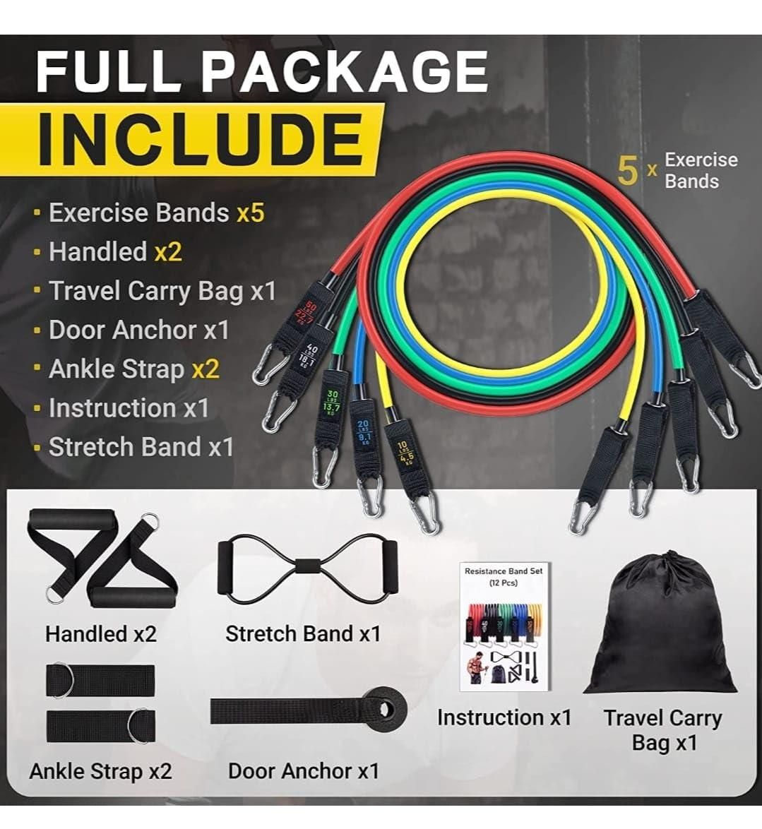 Resistance Band Set for Heavy Workout new1wu-ts