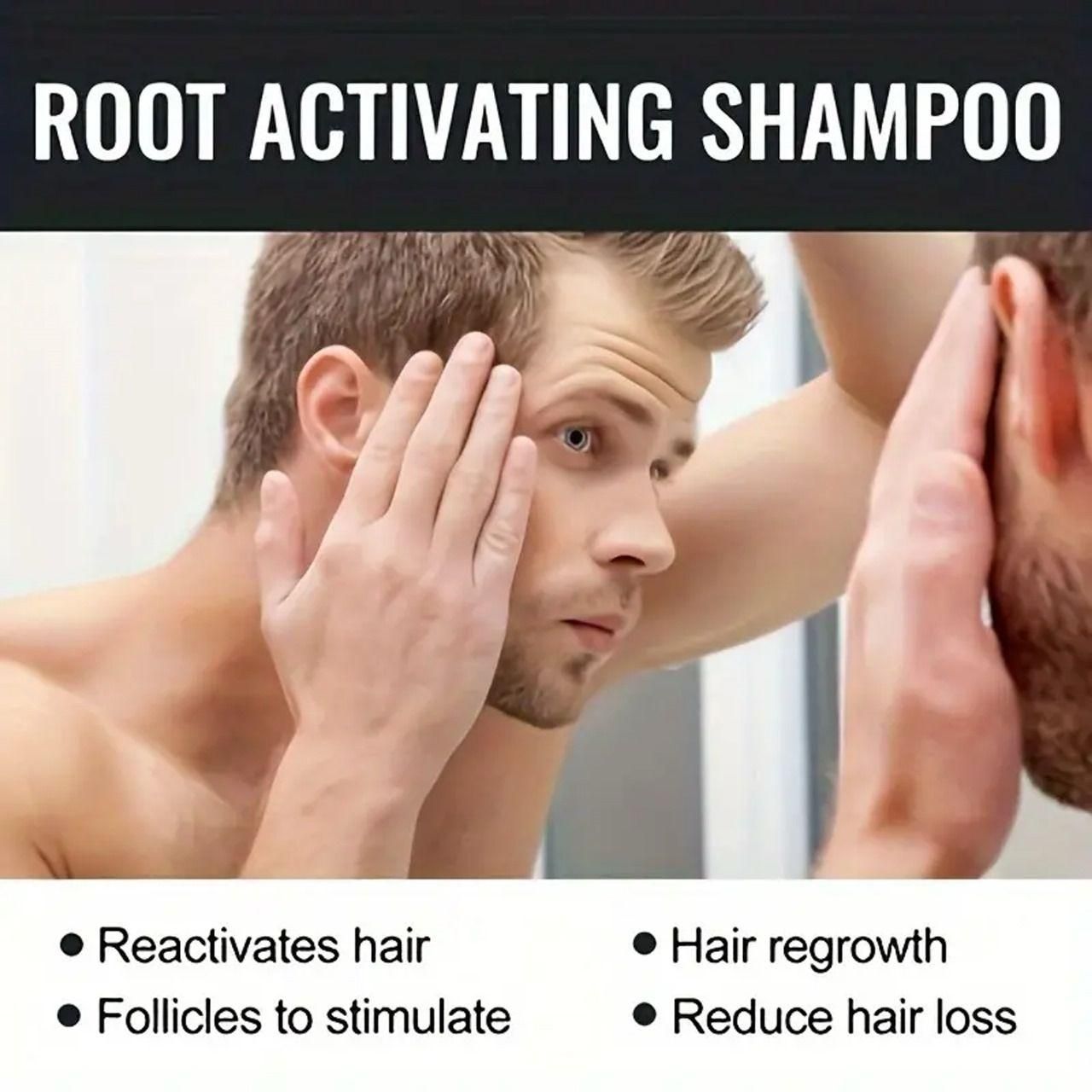 Root Activating Shampoo 100ml - Unleash the Power of Nature for Stronger, Healthier Hair  (Pack Of 2) new1wu-ts