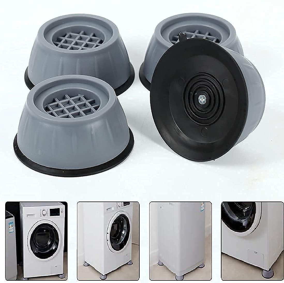 Anti Vibration Pad-Anti-vibration Pads For Washing Machine - 4 Pcs Shock Proof Feet For Washer ? Dryer, Great For Home, Laundry Room, Kitchen, Washer, Dryer, Table, Chair, Sofa, Bed (4 Units) Orrizon India