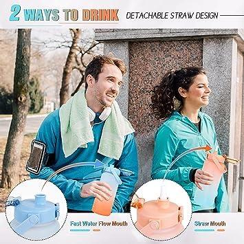 3 Pack Motivational Water Bottles Set Orrizon India