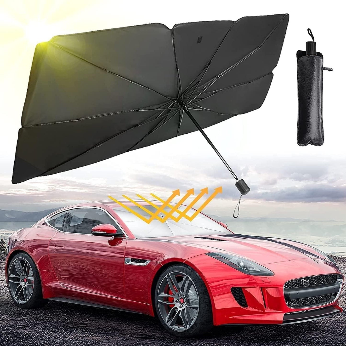 Car Windshield Sun Shade Umbrella� new1wu-ts