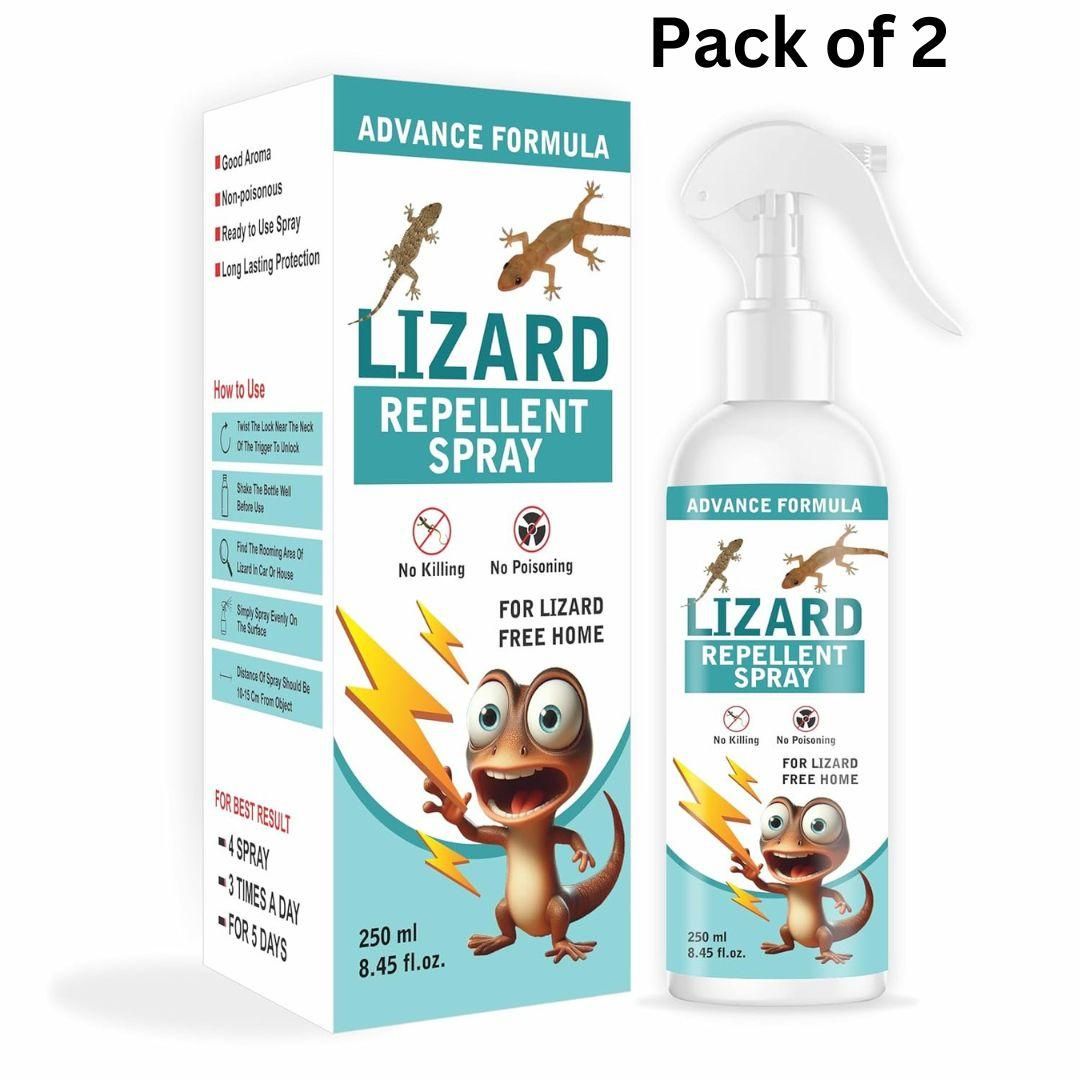 Lizard Repellent for Home Spray Pest Control 250ML (Pack of 2) Orrizon India