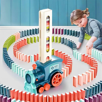 Train Toy Domino Set for Kids BPA Free Plastic with Sound Effects Orrizon India