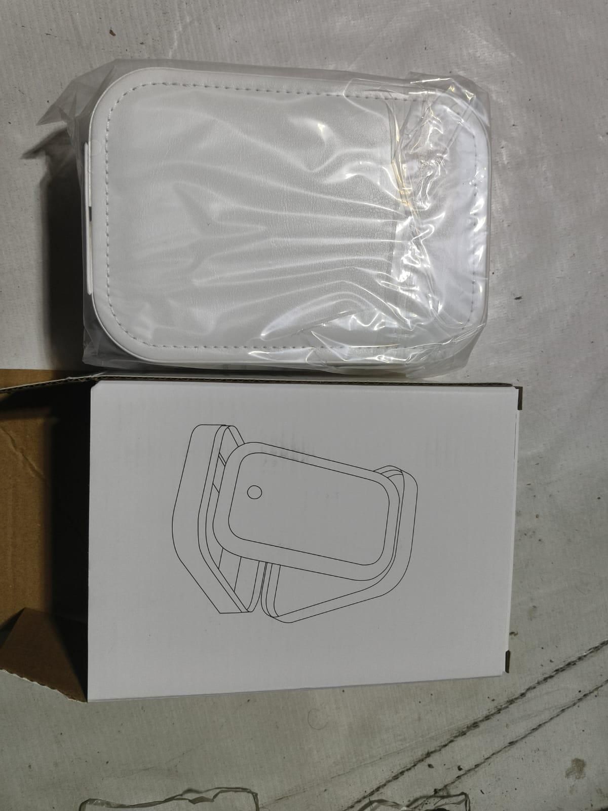 White Jewelry Box with LED Mirror new1wu-ts