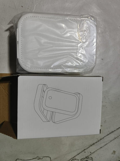 White Jewelry Box with LED Mirror new1wu-ts