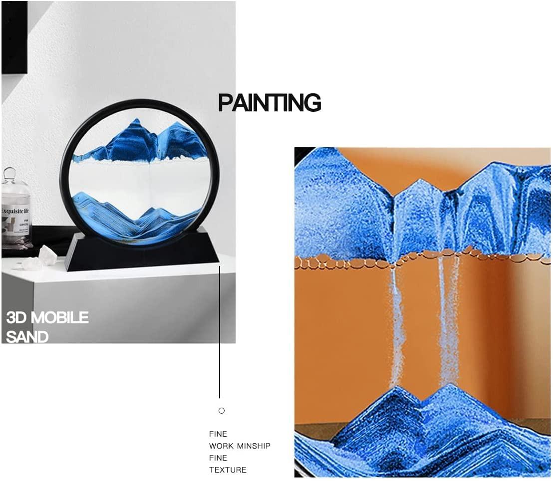 Relaxing Kinetic Sandscape Art Table Desk new1wu-ts