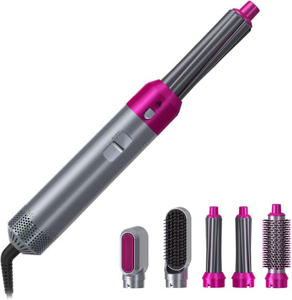 Muti-Functional 5 IN 1 Hair Styling Tool Detachable Hot Air Brush Hair Dryer with Comb new1wu-ts