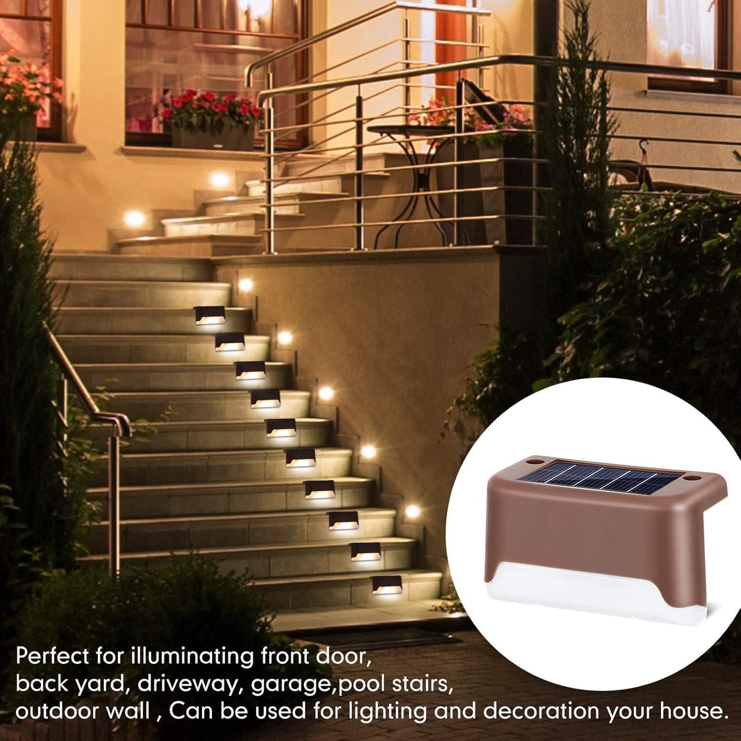 Solar Deck Lights Outdoor Orrizon India