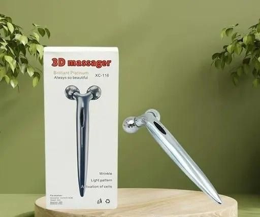 Mini Long 3D Shape 360 Rotate Face Massage Roller new1wu-ts