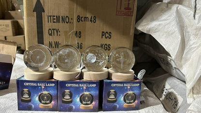 3D Crystal Lamp Ball(Assorted Design) Orrizon India