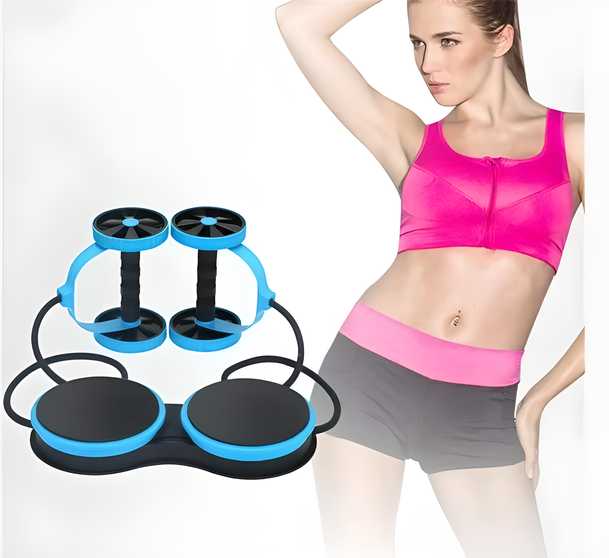 Wheel Roller for Core Workouts, Abdominal Roller Wheel with Knee Pad new1wu-ts