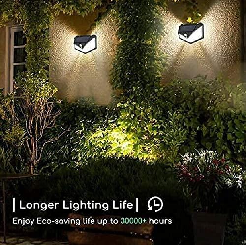 Latest Solar Lights for Garden 100 LED Motion Sensor Security Lamp for Home,Outdoors Pathways | Bright Solar Wireless Security Motion Sensor 100 Led Night Light (100 LED) new1wu-ts